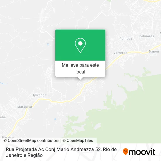 Rua Projetada Ac Conj Mario Andreazza 52 mapa