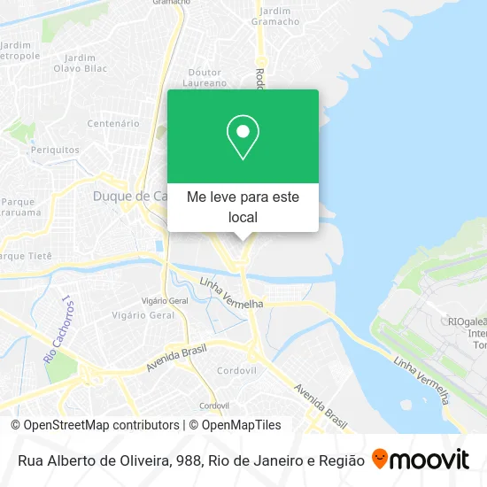 Rua Alberto de Oliveira, 988 mapa