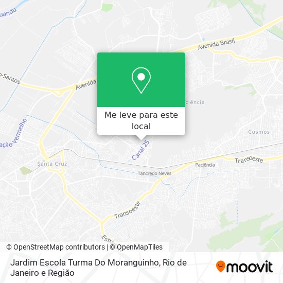 Jardim Escola Turma Do Moranguinho mapa