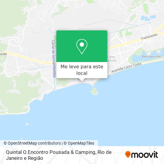 Quintal O Encontro Pousada & Camping mapa