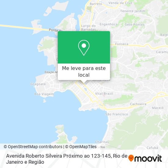 Avenida Roberto Silveira Próximo ao 123-145 mapa