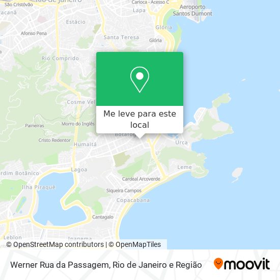 Werner Rua da Passagem mapa