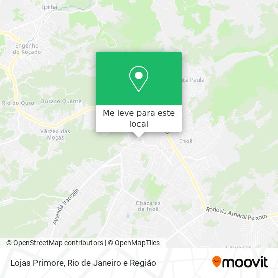 Lojas Primore mapa