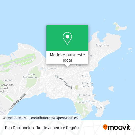 Rua Dardanelos mapa