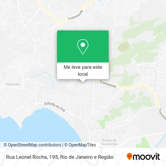 Rua Leonel Rocha, 195 mapa