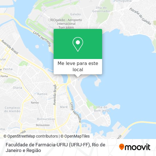 Faculdade de Farmácia-UFRJ (UFRJ-FF) mapa