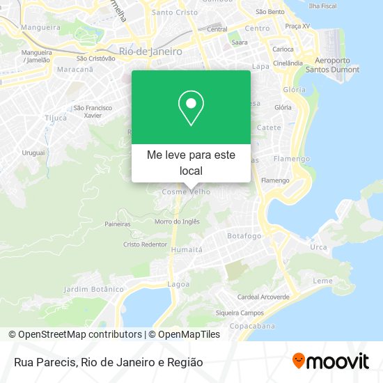 Rua Parecis mapa