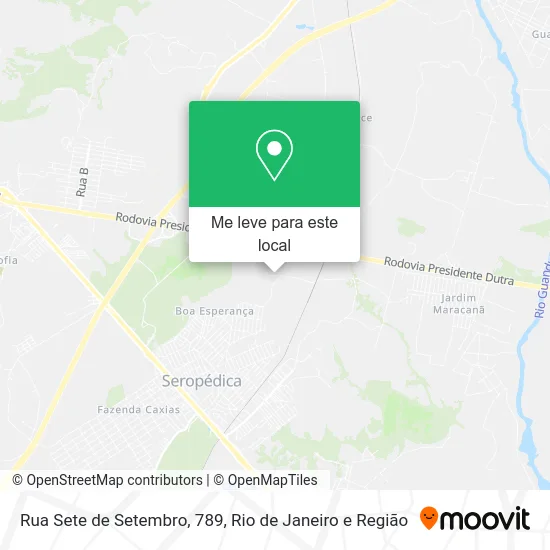 Rua Sete de Setembro, 789 mapa