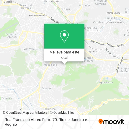 Rua Francisco Abreu Ferro 70 mapa