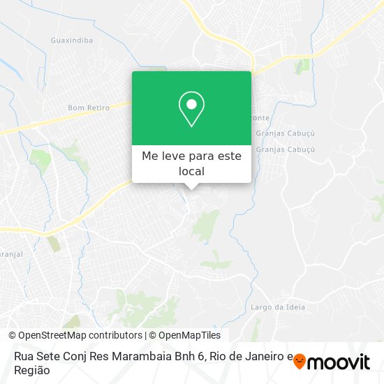 Rua Sete Conj Res Marambaia Bnh 6 mapa