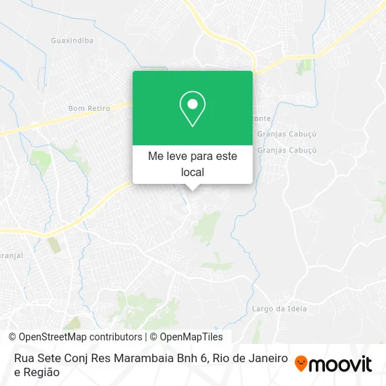 Rua Sete Conj Res Marambaia Bnh 6 mapa