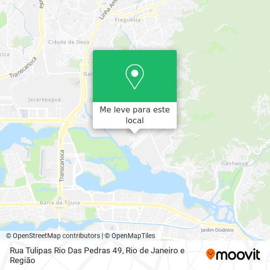 Rua Tulipas Rio Das Pedras 49 mapa