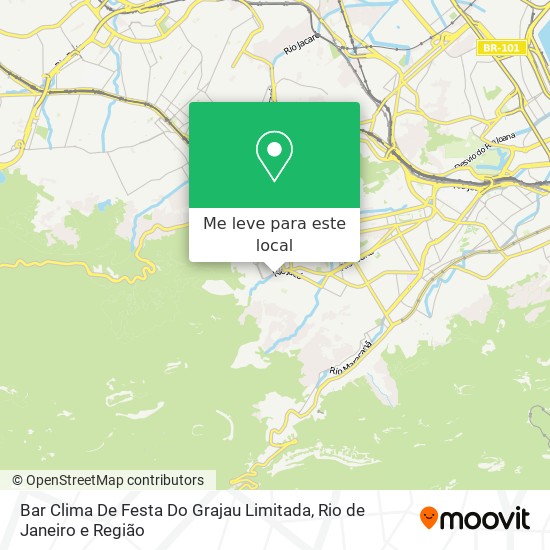 Bar Clima De Festa Do Grajau Limitada mapa