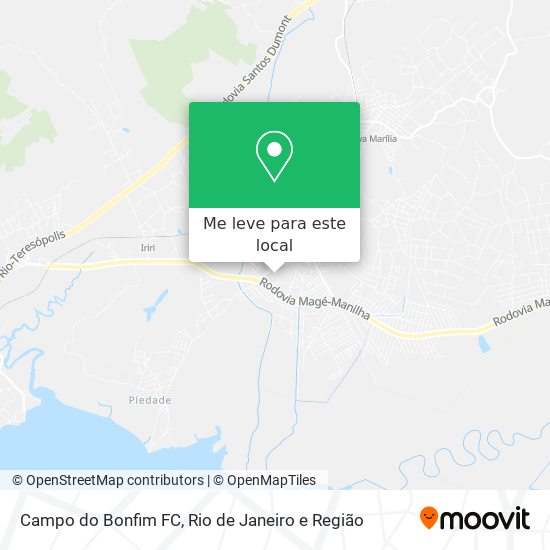 Campo do Bonfim FC mapa