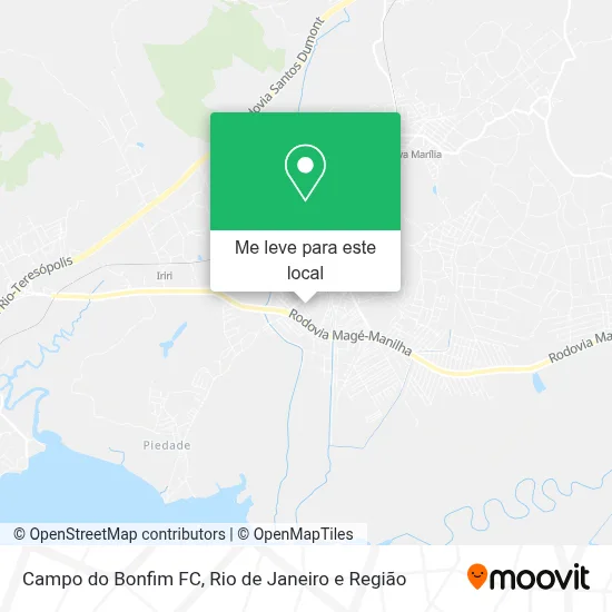 Campo do Bonfim FC mapa