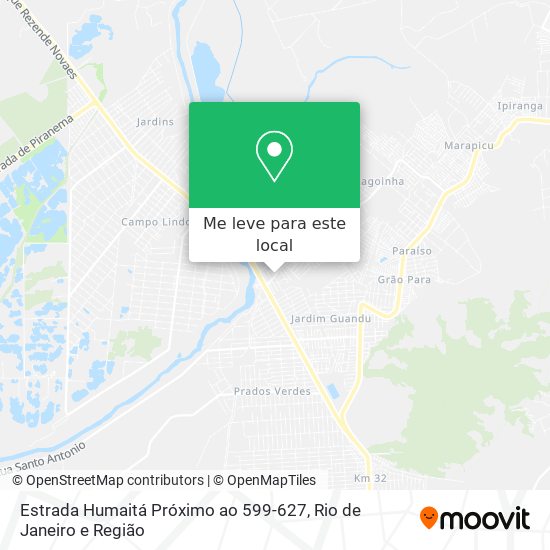 Estrada Humaitá Próximo ao 599-627 mapa