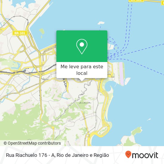 Rua Riachuelo 176 - A mapa