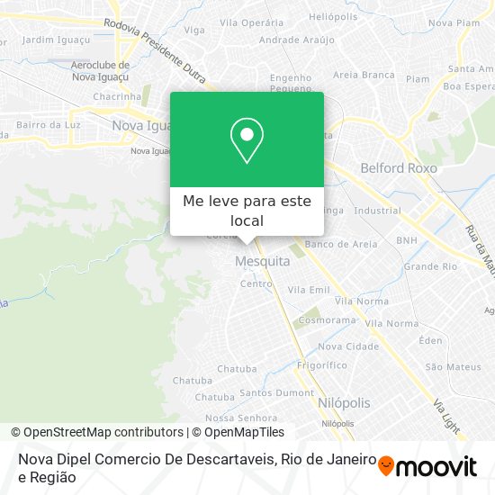 Nova Dipel Comercio De Descartaveis mapa