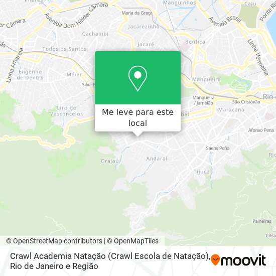 Crawl Academia Natação (Crawl Escola de Natação) mapa