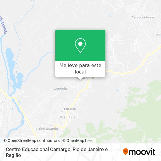 Centro Educacional Camargo mapa