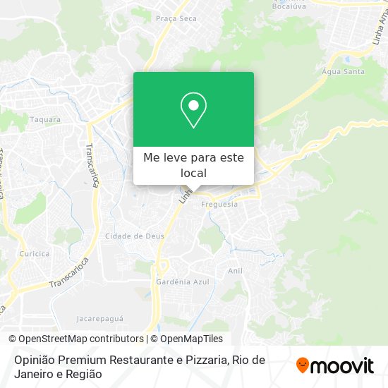 Opinião Premium Restaurante e Pizzaria mapa