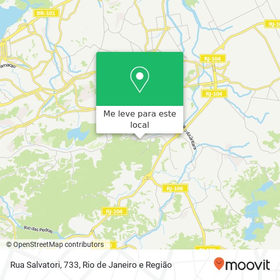 Rua Salvatori, 733 mapa