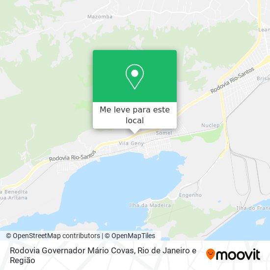 Rodovia Governador Mário Covas mapa