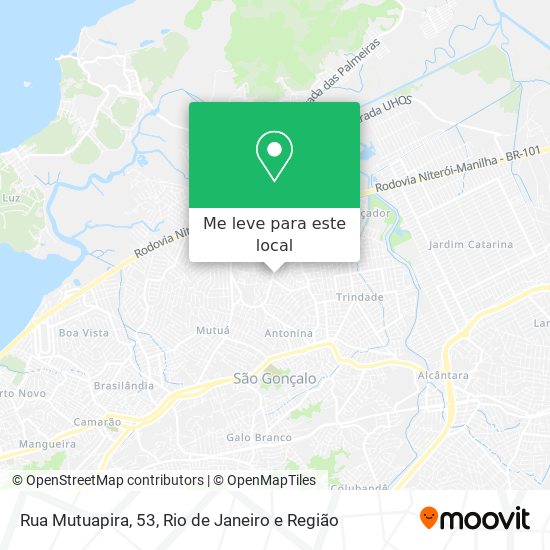 Rua Mutuapira, 53 mapa