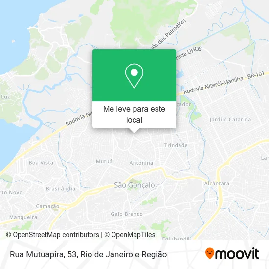 Rua Mutuapira, 53 mapa