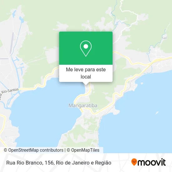 Rua Rio Branco, 156 mapa