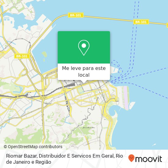 Riomar Bazar, Distribuidor E Servicos Em Geral mapa