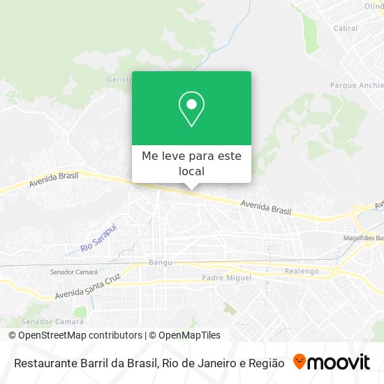 Restaurante Barril da Brasil mapa