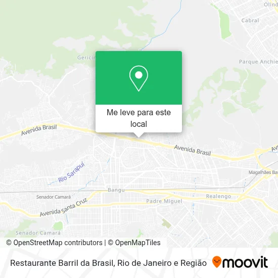 Restaurante Barril da Brasil mapa