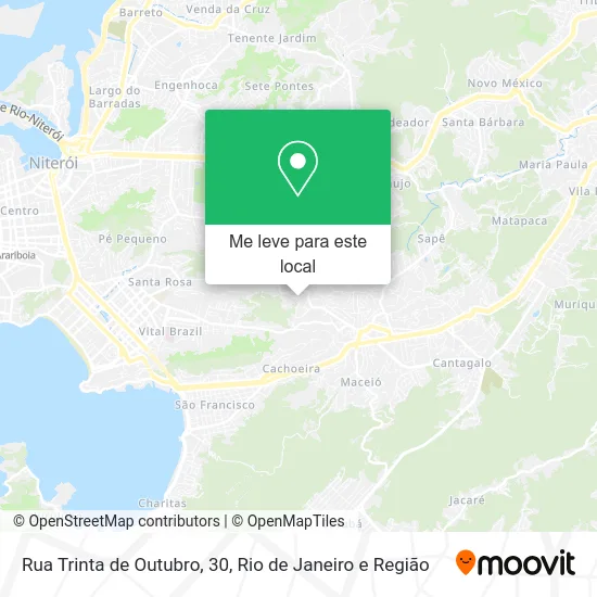 Rua Trinta de Outubro, 30 mapa