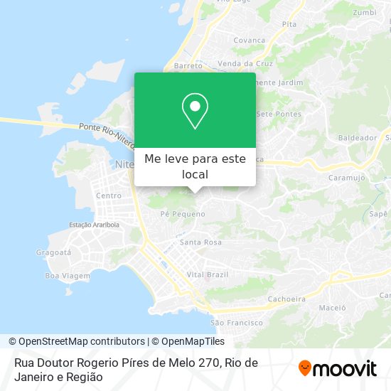 Rua Doutor Rogerio Píres de Melo 270 mapa