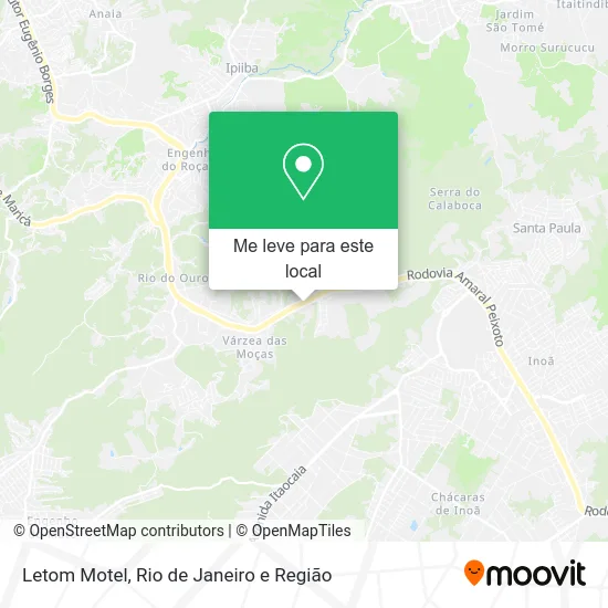 Letom Motel mapa