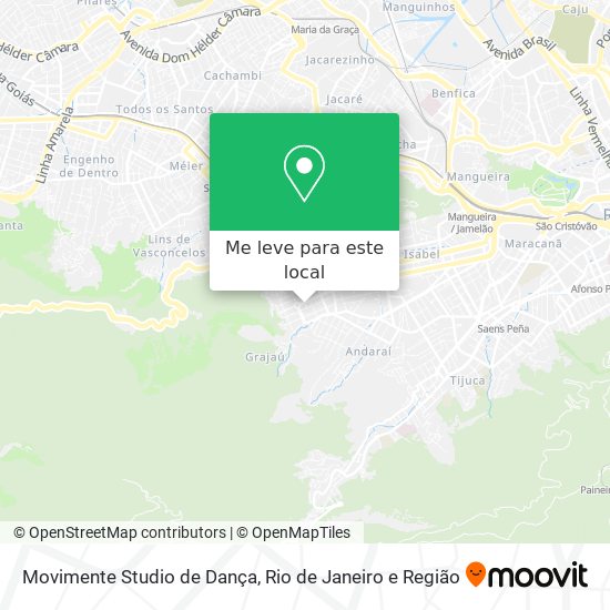 Movimente Studio de Dança mapa