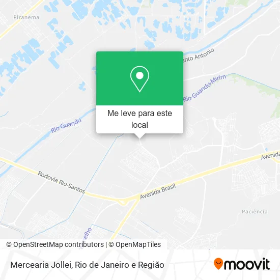 Mercearia Jollei mapa