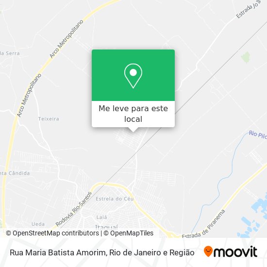 Rua Maria Batista Amorim mapa