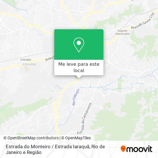 Estrada do Monteiro / Estrada Iaraquã mapa