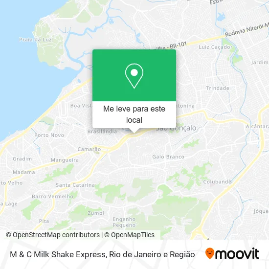M & C Milk Shake Express mapa