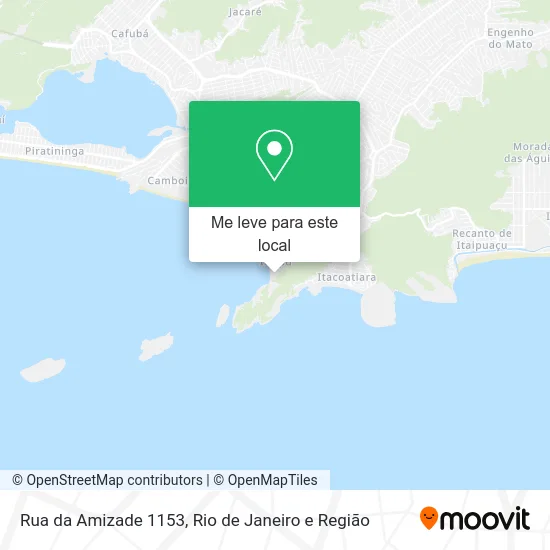 Rua da Amizade 1153 mapa