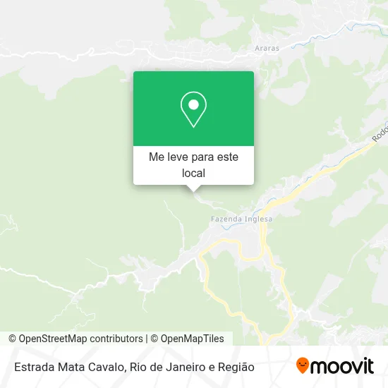 Estrada Mata Cavalo mapa