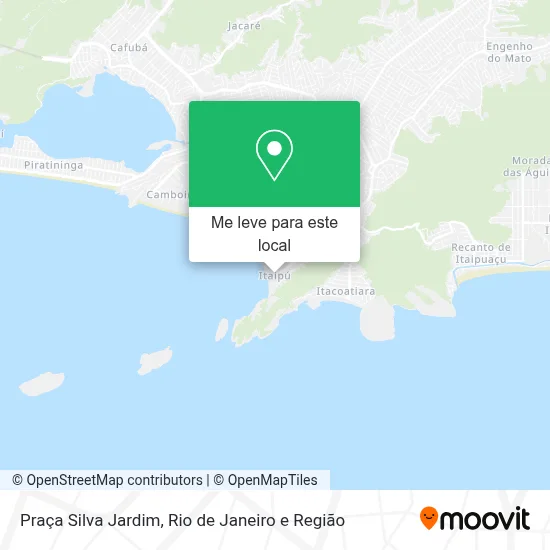 Praça Silva Jardim mapa