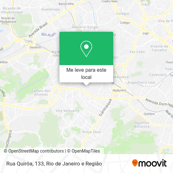 Rua Quiróa, 133 mapa
