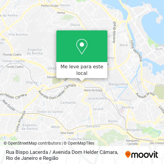 Rua Bispo Lacerda / Avenida Dom Helder Câmara mapa