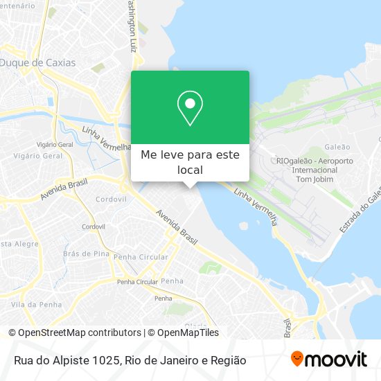 Rua do Alpiste 1025 mapa