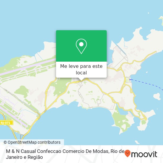 M & N Casual Confeccao Comercio De Modas mapa