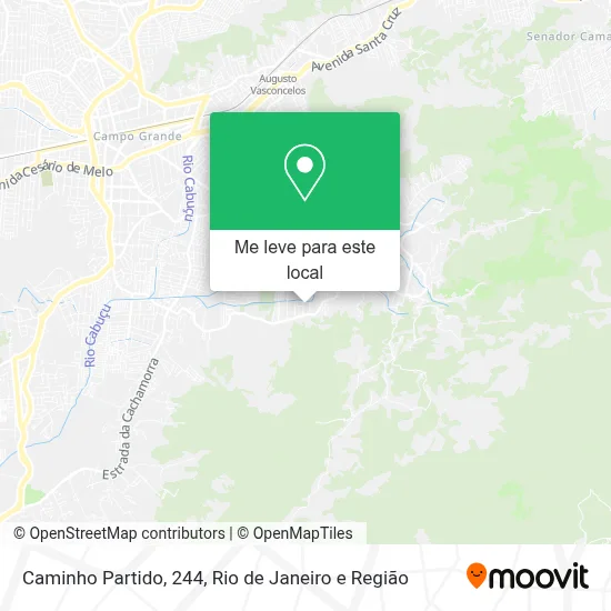 Caminho Partido, 244 mapa