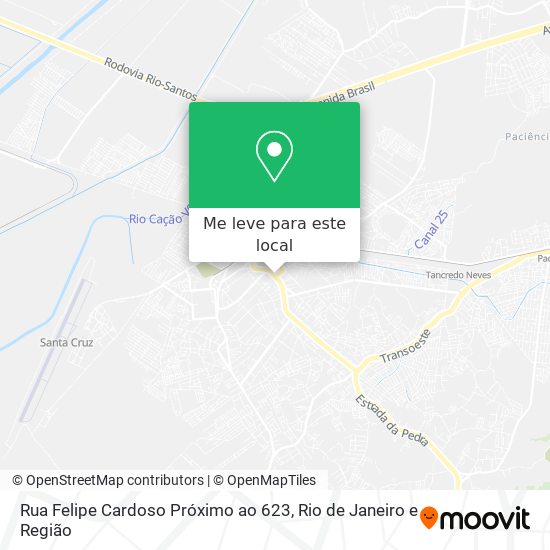 Rua Felipe Cardoso Próximo ao 623 mapa